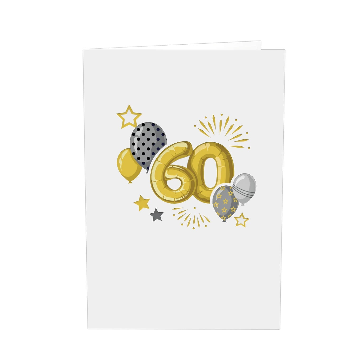 60. Geburtstag Pop-Up Karte