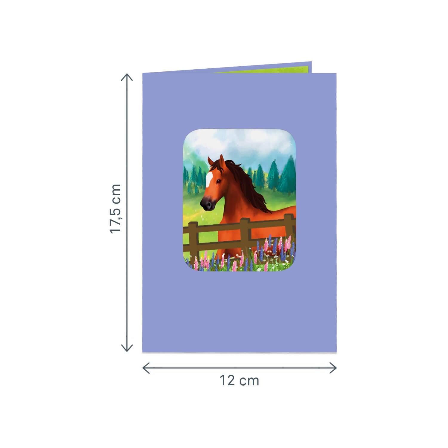 Pferd Pop-Up Karte