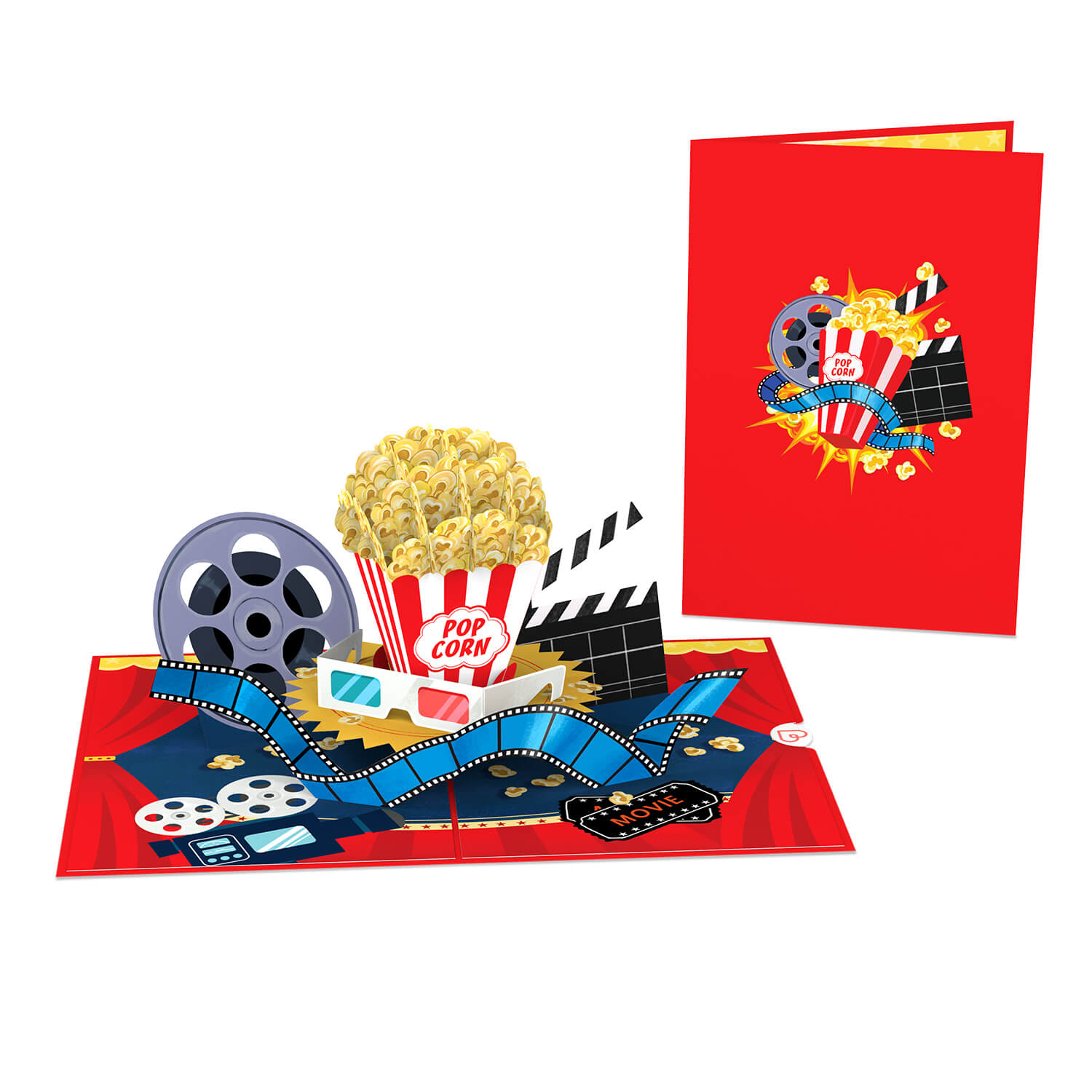 Popcorn Pop-Up Karte