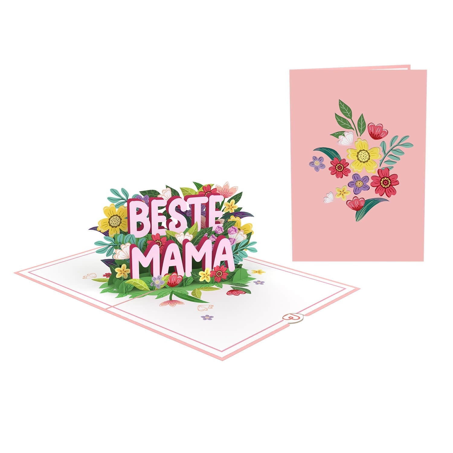 Beste Mama Pop-Up Karte