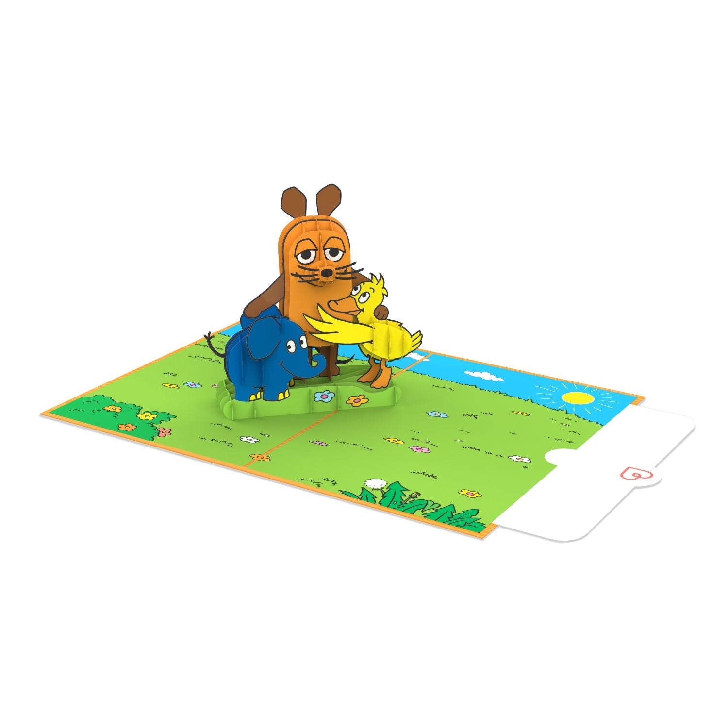 Die Maus® Beste Freunde Pop-Up Karte