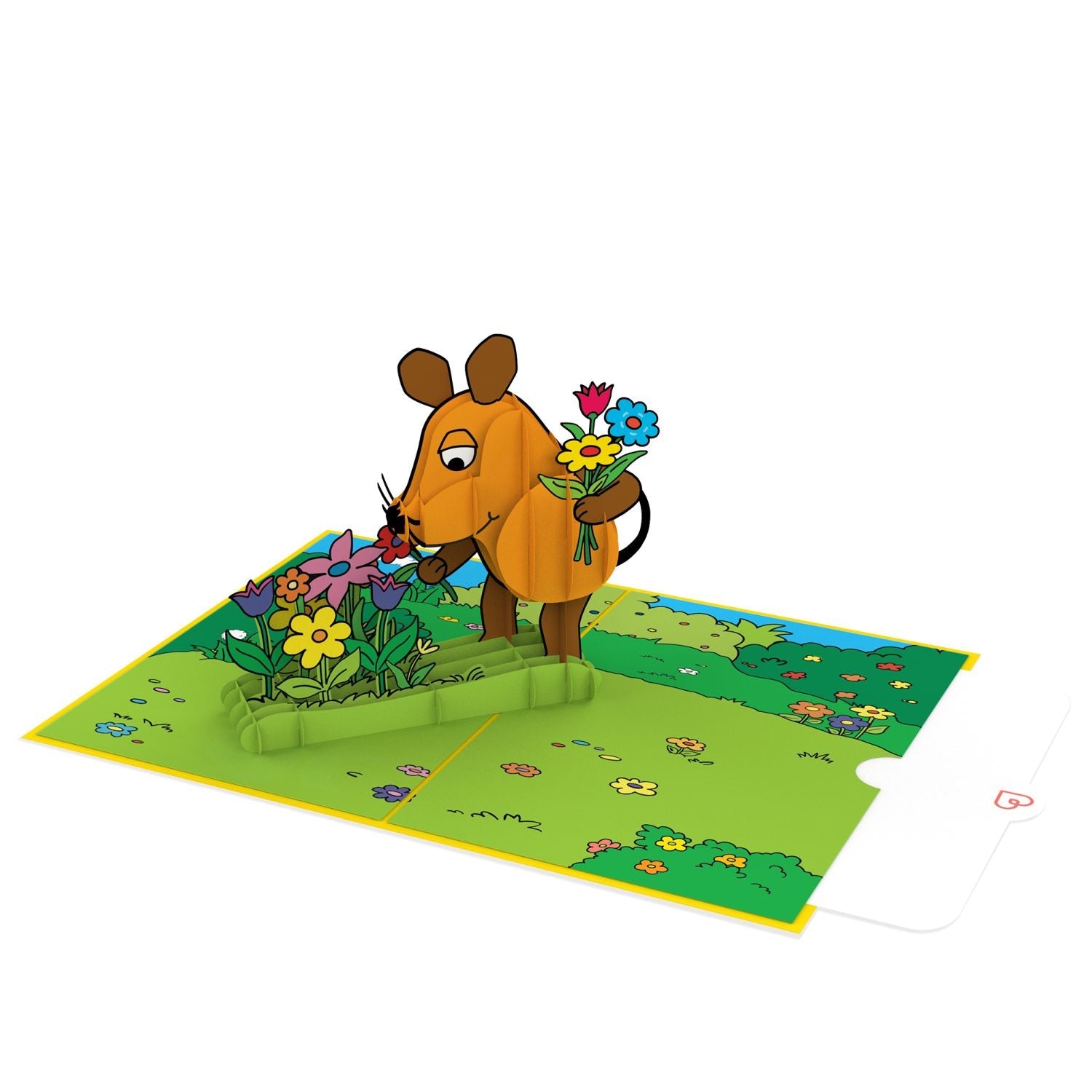 Die Maus® Blumengruß Pop-Up Karte