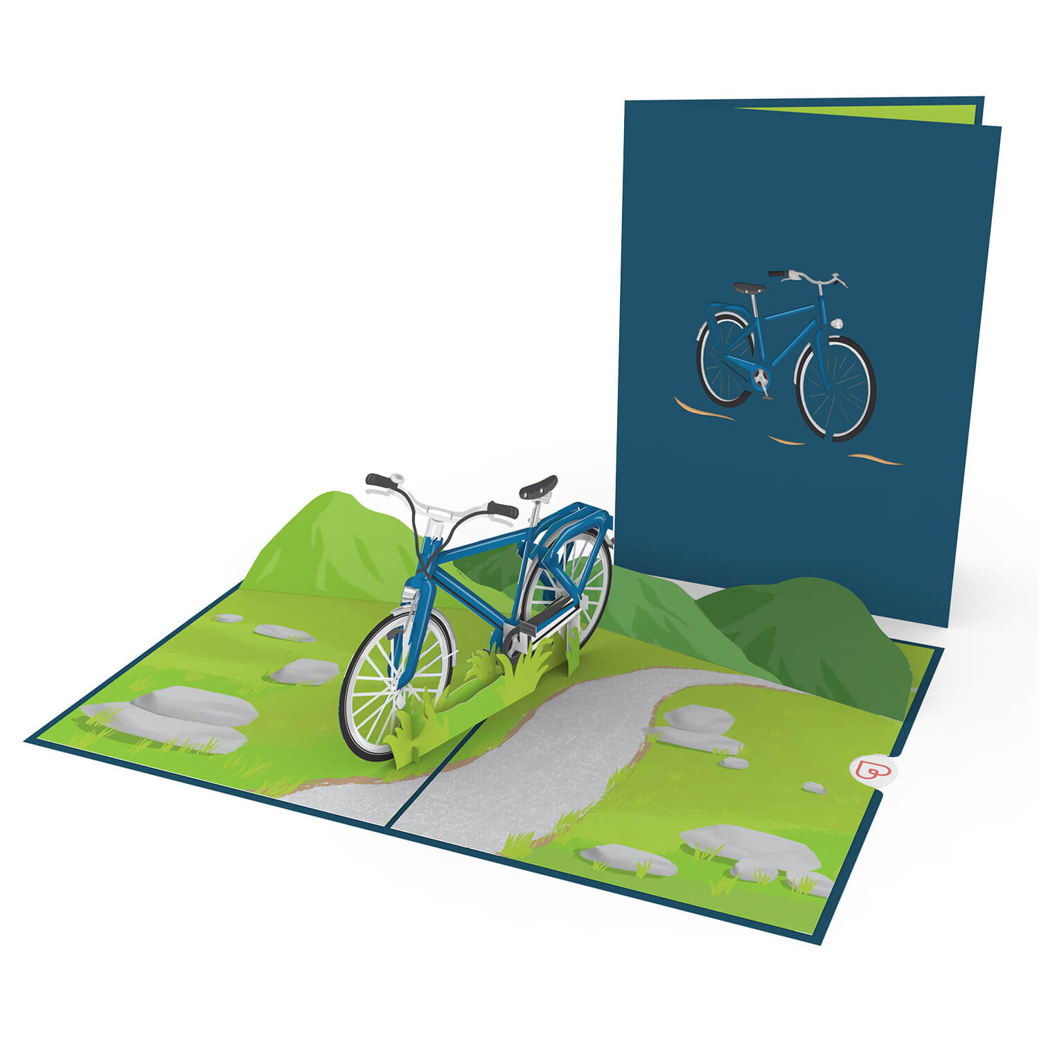 Fahrrad Pop-Up Karte