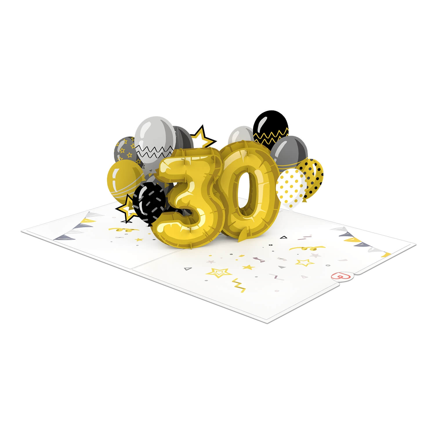 30. Geburtstag Pop-Up Karte