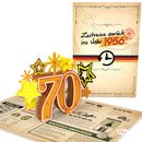 Zurück ins Jahr 1956 Pop-Up Karte