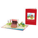 Alles Gute zum Ruhestand Strandkorb Pop-Up Karte