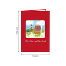 Alles Gute zum Ruhestand Strandkorb Pop-Up Karte