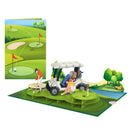 Golf Pop-Up Karte
