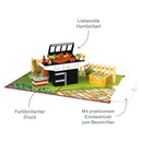 Gasgrill Pop-Up Karte