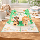 Hello Baby Pop-Up Karte