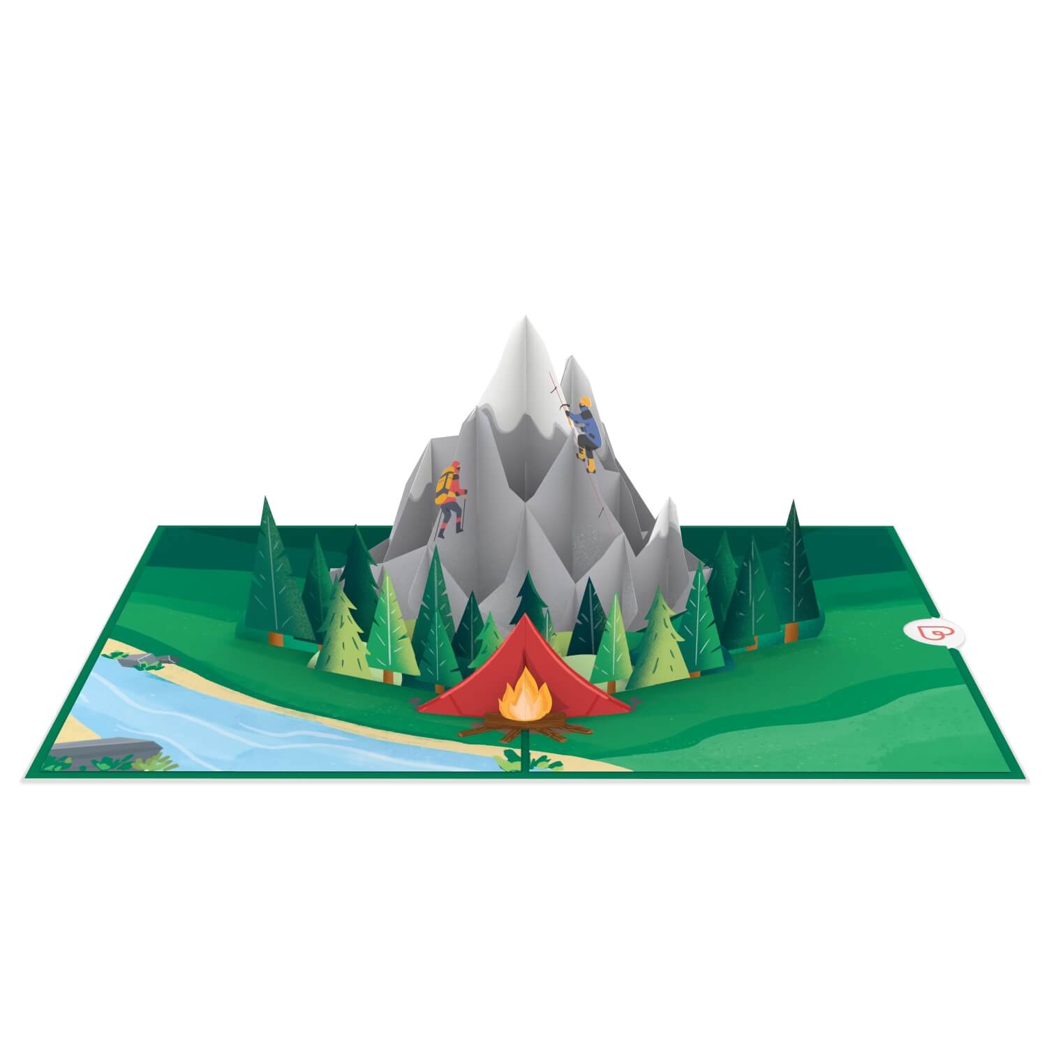 Klettern Pop-Up Karte