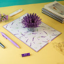 Lavendel Pop-Up Karte