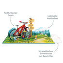 Mountainbike Pop-Up Karte