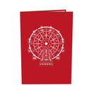 Riesenrad Pop-Up Karte