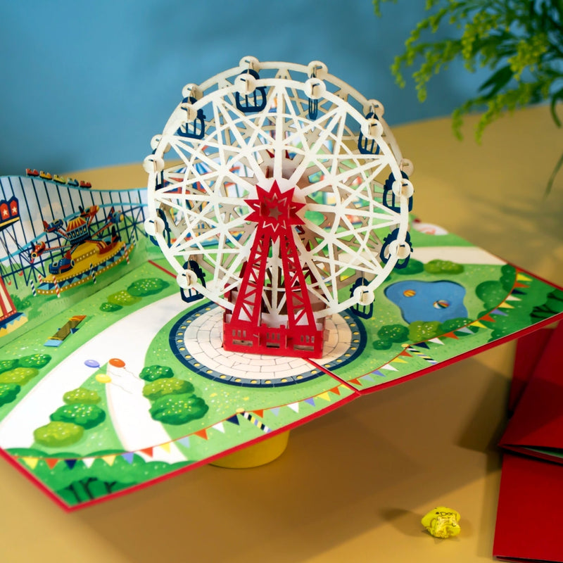 Riesenrad Pop-Up Karte