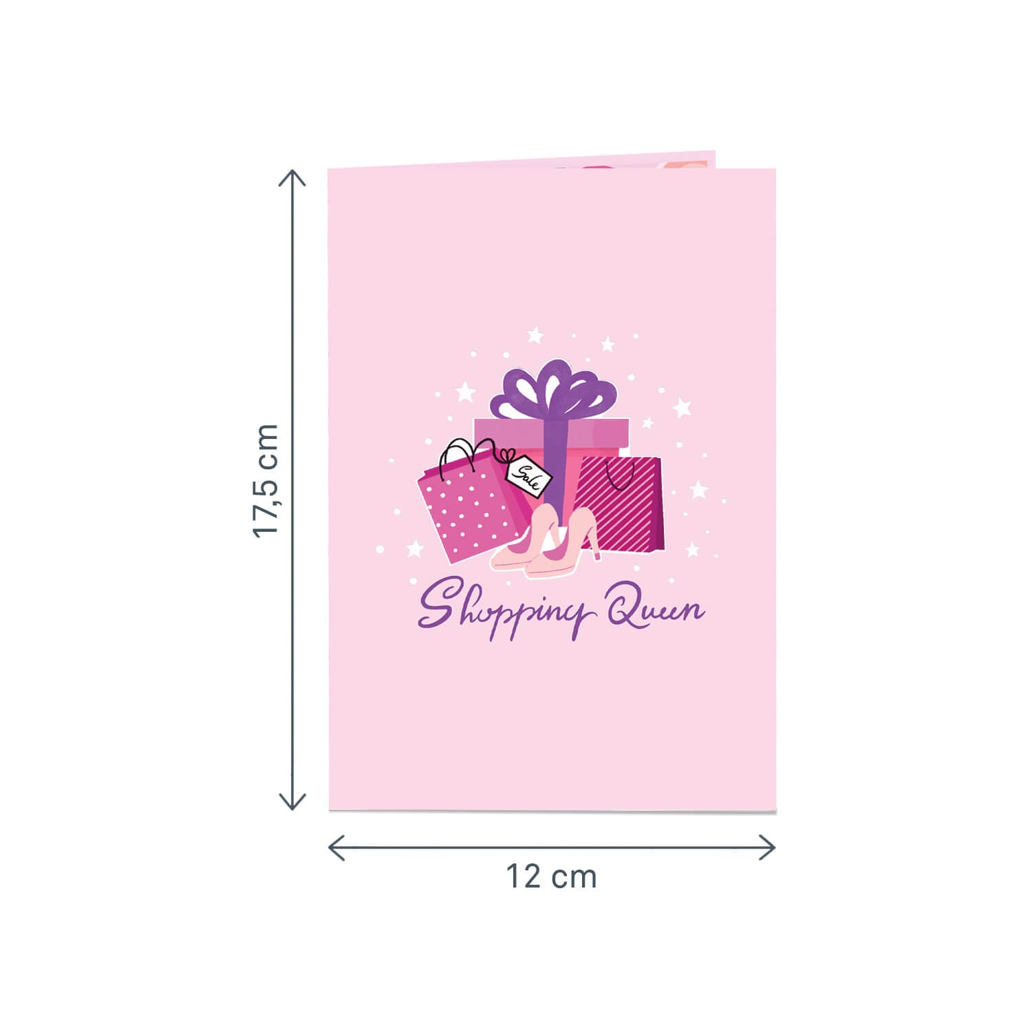 Shopping Queen Pop-Up Karte