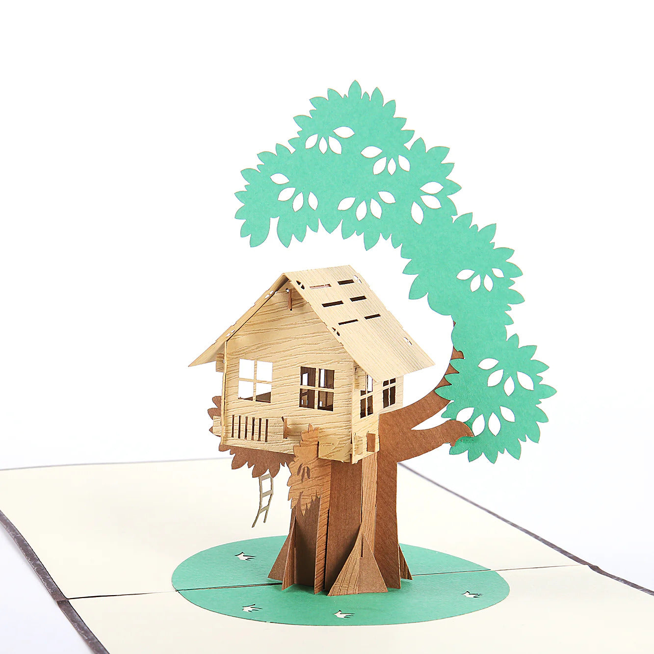Baumhaus Pop-Up Karte