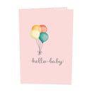 Baby-Elefant (Rosa) Pop-Up Karte