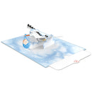 Storch & Baby (Blau) Pop-Up Karte