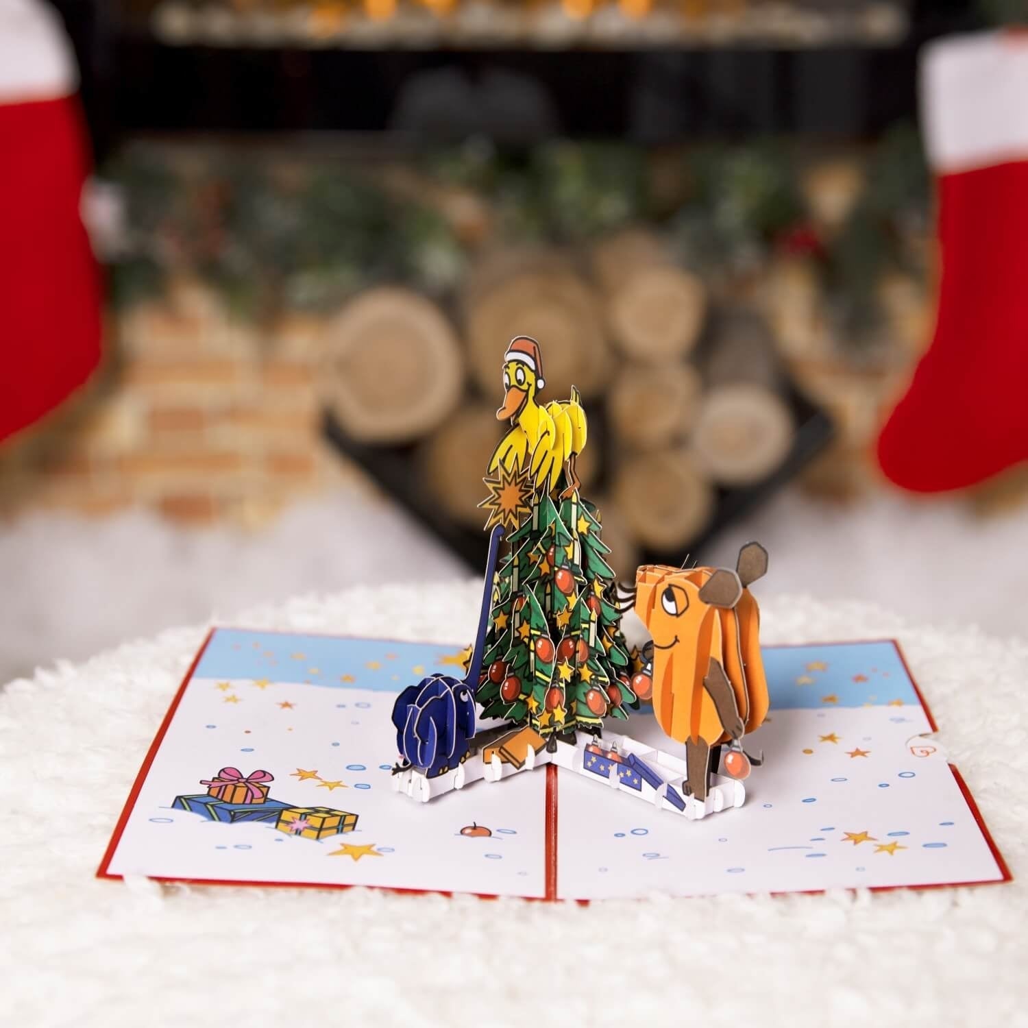 Die Maus® Weihnachtsbaum Pop-Up Karte