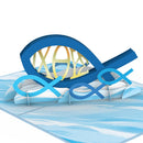 Christlicher Fisch Pop-Up Karte