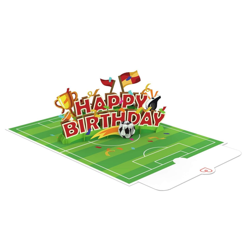 Happy Birthday Fußball Pop-Up Karte