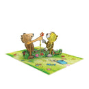 Janosch® Blumengruß Pop-Up Karte