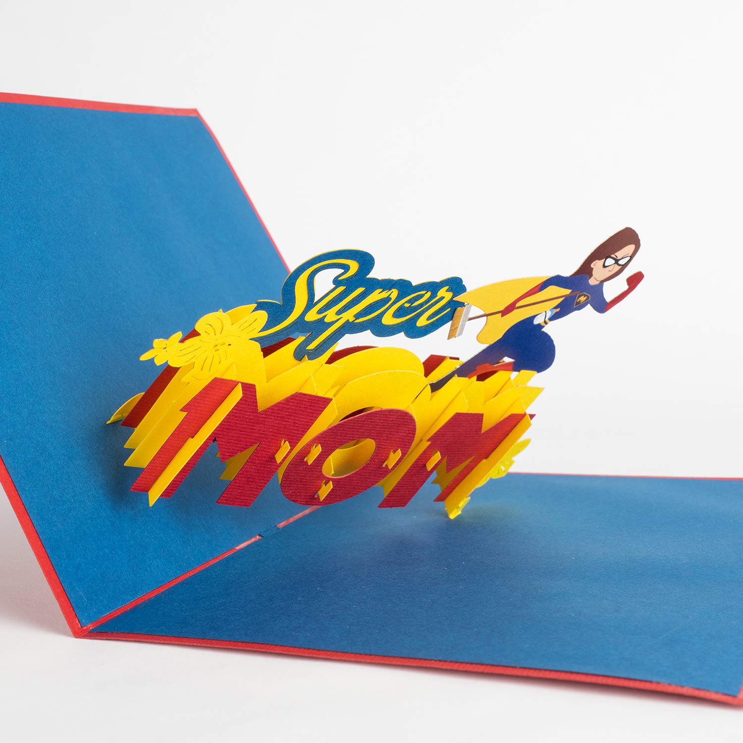Super Mom Pop-Up Karte