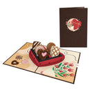 Pralinen Pop-Up Karte