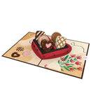 Pralinen Pop-Up Karte