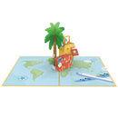Gute Reise Pop-Up Karte