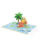 Gute Reise Pop-Up Karte