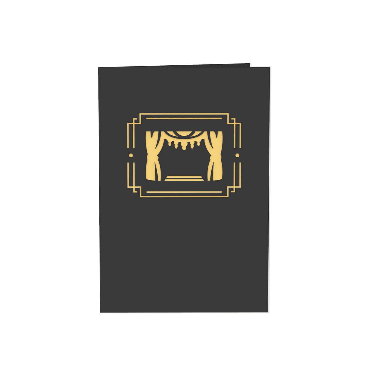 Theater Pop-Up Karte